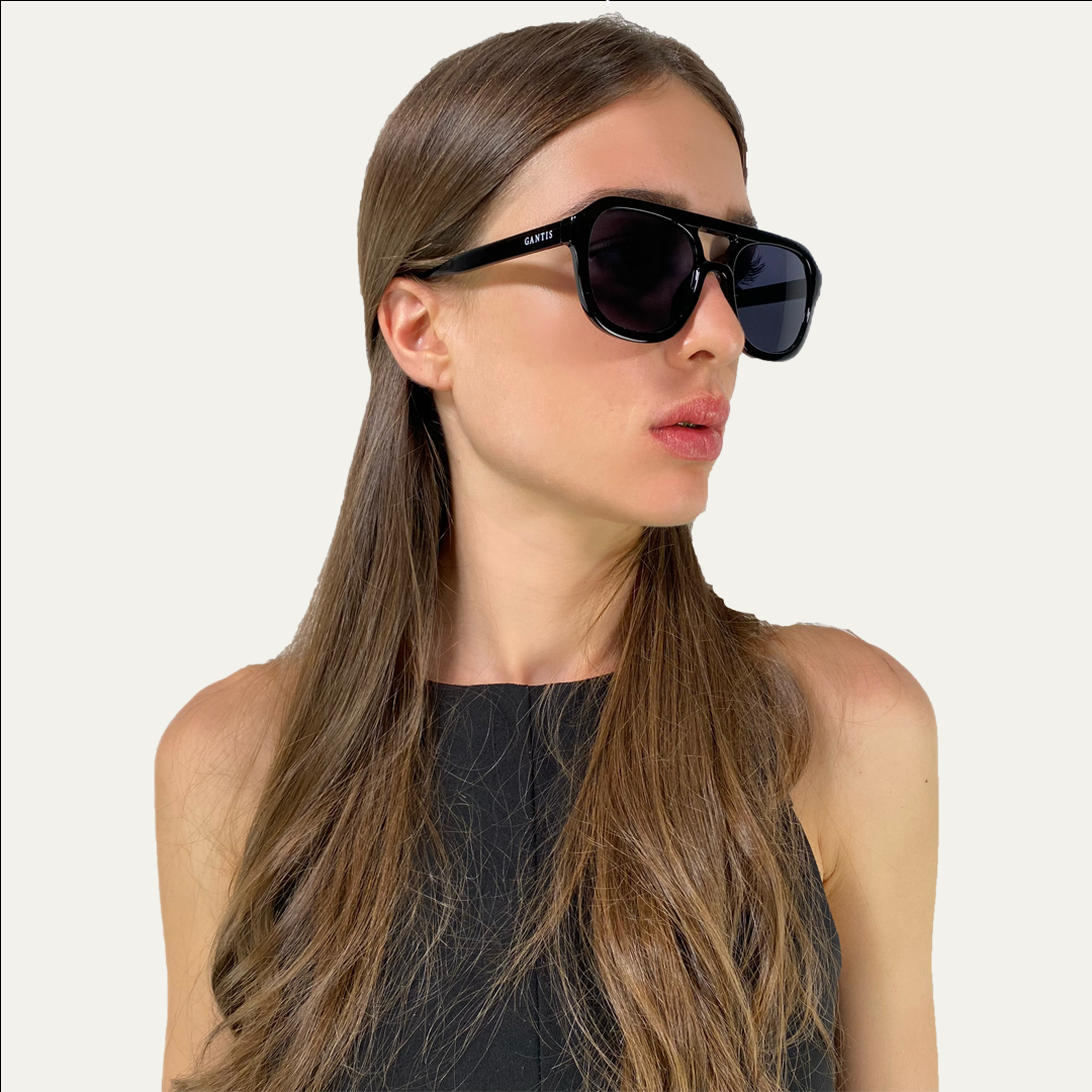 Cancun - Black with Orange lens